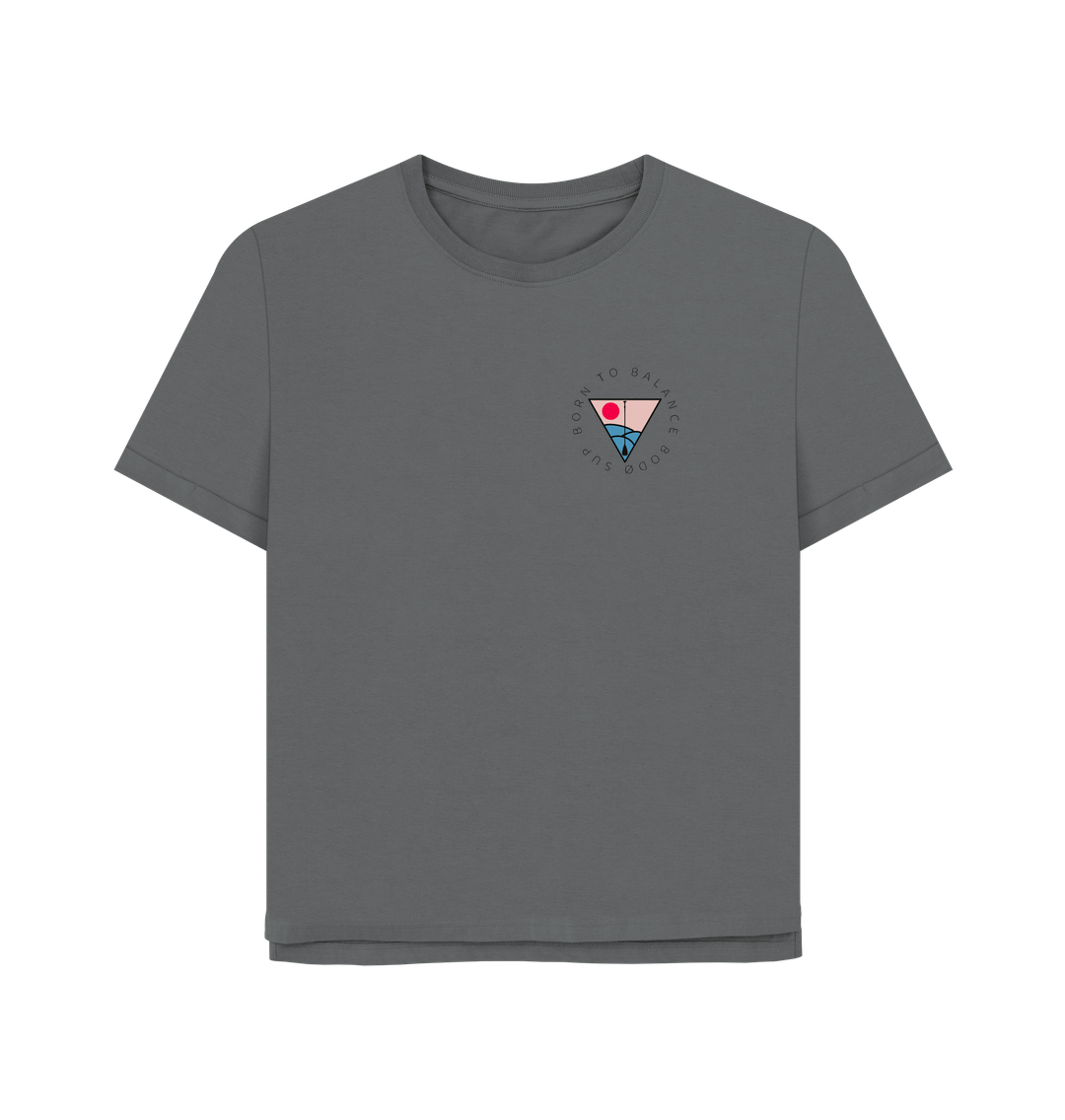 Slate Grey Women's Bod\u00f8 Relaxed Cut T-Shirt - Sunrise