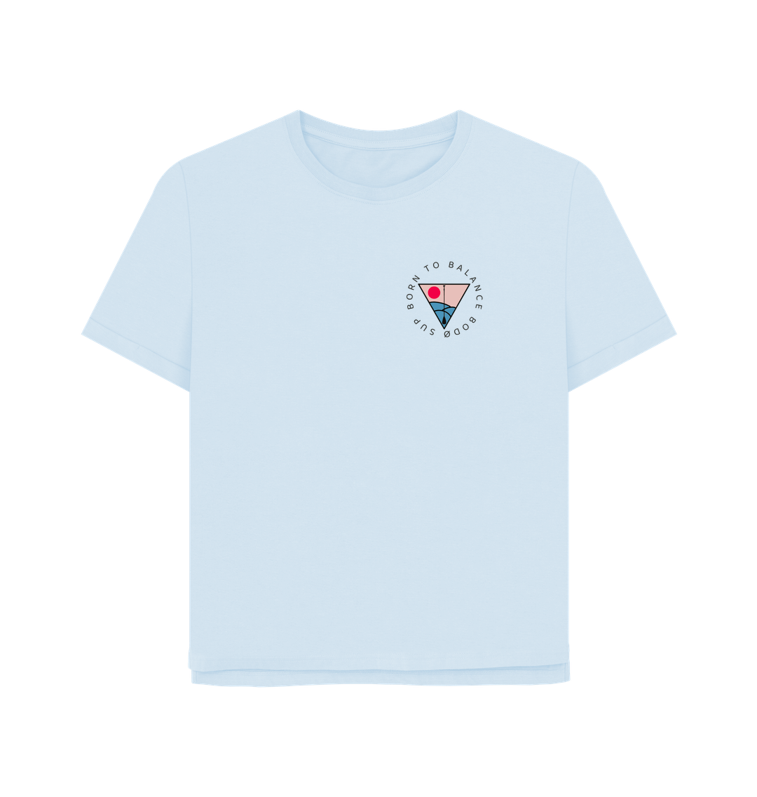 Sky Blue Women's Bod\u00f8 Relaxed Cut T-Shirt - Sunrise