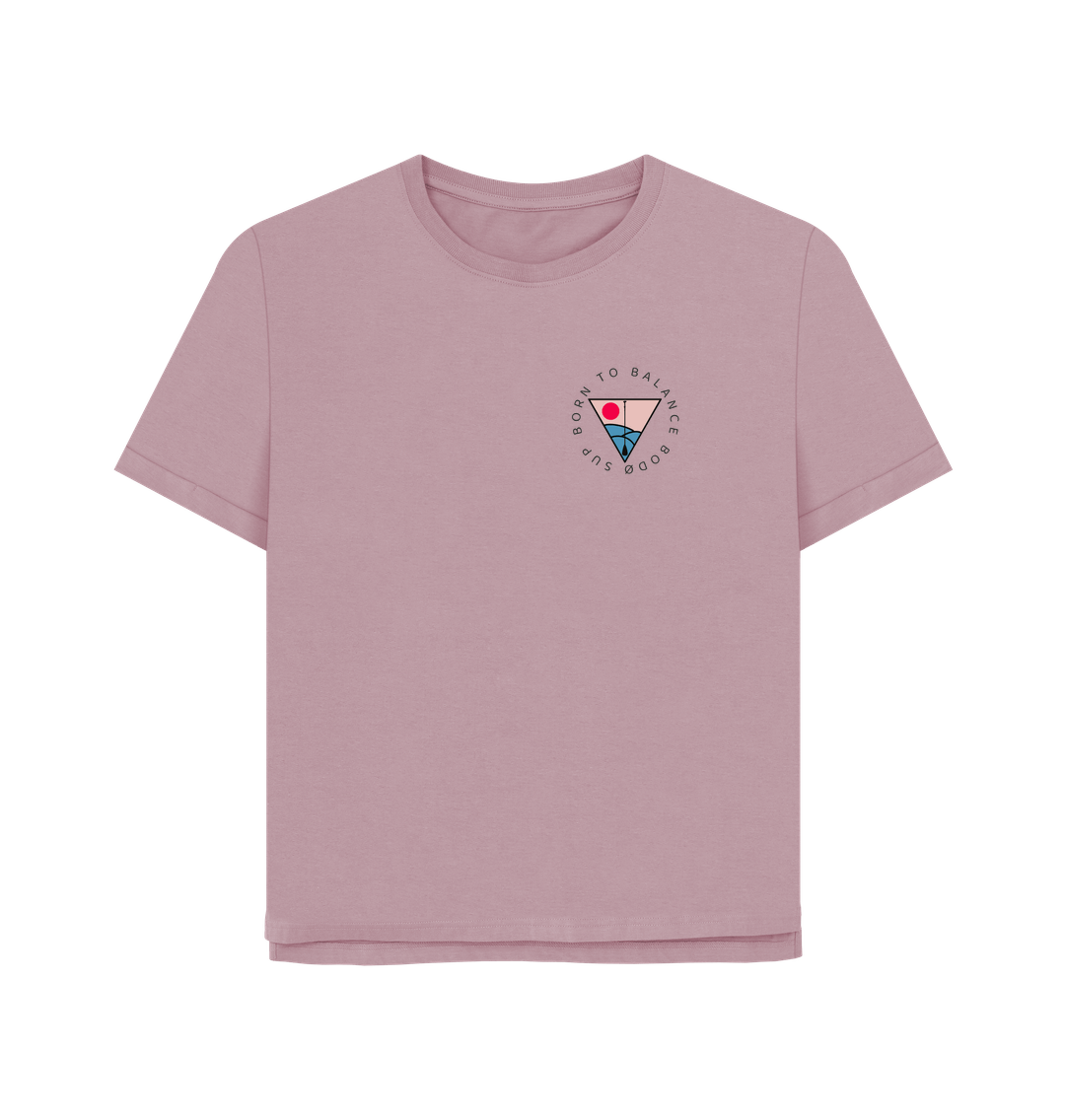 Mauve Women's Bod\u00f8 Relaxed Cut T-Shirt - Sunrise