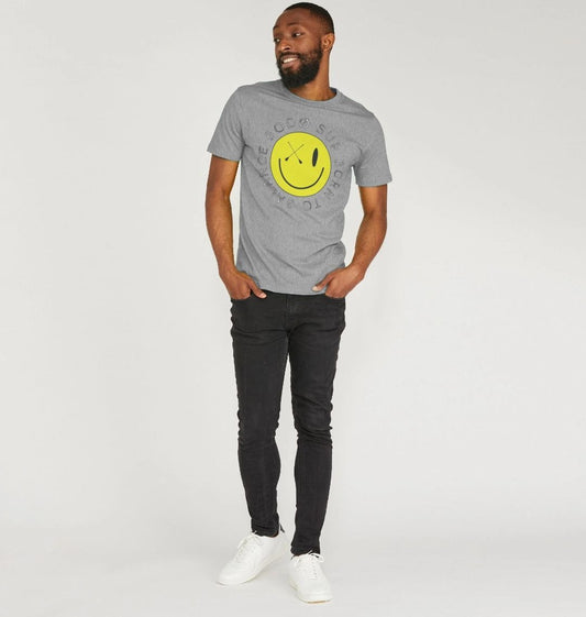 Bodø - Classic Cut Organic T Shirt - Smiley - Yellow